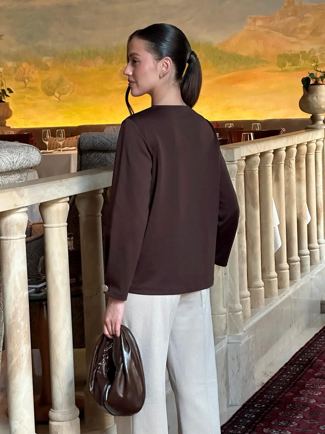 Джемпер 1075 Б-1075 03-226 50, 48, 46, 44 — Фото 2