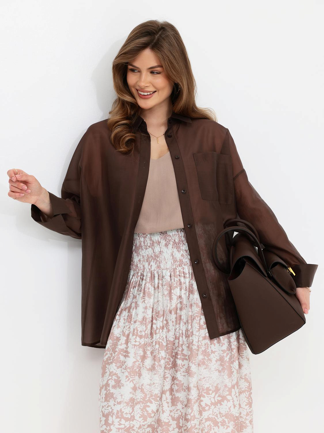 Рубашка 1283 Б-1283 56-66 50, 48, 46, 44 — Фото 4
