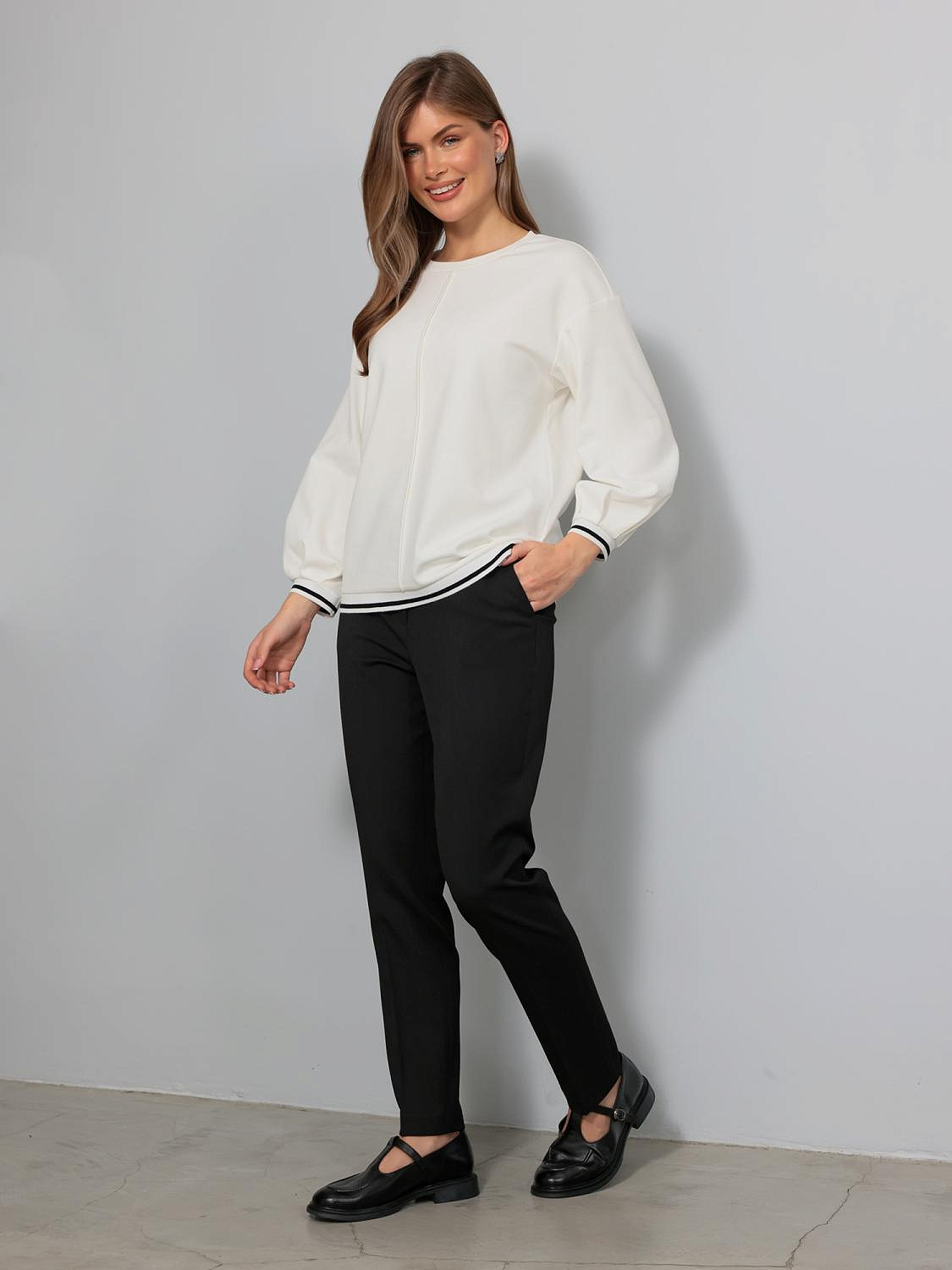 Брюки Клавис 7/8 2-764 08-52чер 50, 48, 46, 44 — Фото 1